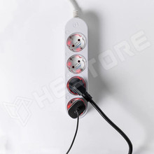 SHELLY-STRIP4W-PM-GEN4 / Shelly Power Strip 4 Gen4, okos konnektor elosztó négy aljzattal, fogyasztásmérős, Wi-Fi, Zigbee, Matter, fehér (FG3800238070564 / SHELLY)