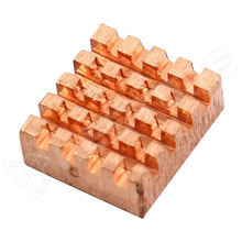 RHS-03 / Hűtőborda, réz, 14x12x5.5mm