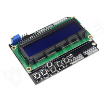 ARSHIELD-LCD1602-BTN / 16x2-es LCD kijelző shield Arduino-hoz, nyomógombokkal és kontraszt állítással