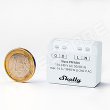 SHELLY-WAVEPM-MINI / Shelly Qubino Wave PM MINI egy áramkörös, fogyasztásmérős okosrelé, Z-Wave protokoll kompatibilis (FG3800235269152 / SHELLY)