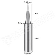 600-I / Pákahegy, ceruza alakú, 0.35mm, BK90 forrasztóállomáshoz és BK906-A1 forrasztópákához (600-I / BAKON)