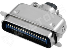 IEEE1284-M-L-36 / Csatlakozó, Centronics, dugó,lengő (CONNFLY)