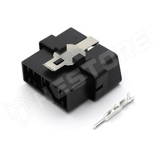 OBD-16 / OBD csatlakozóház krimpekkel, apa, 16pin (4CARMEDIA)