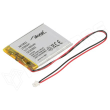 LP293441-MX51021-0200 / Akkumulátor, Li-Po, MOLEX RM1.25mm MX51021-0200 dugó, 3.7V, 400mAh (LP293441 / AKYGA BATTERY)
