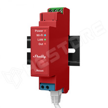 SHELLY-PRO1PM / Shelly PRO 1PM DIN-sínre szerelhető WiFi + Ethernet + Bluetooth kompatibilis, 16A okosrelé, áramfogyasztás-méréssel (FG3800235268018 / SHELLY)