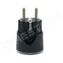 SHELLY-WAVEPLUGS-B-LR / Shelly Wave Plug S – fogyasztásmérős okoskonnektor, Z-Wave LR, fekete (FG3800238071776 / SHELLY)