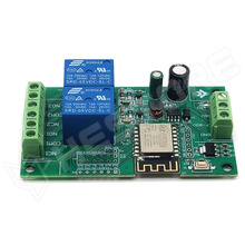 RELC-2CH-ESP12F / 2 csatornás relé modul, 5V DC / 8...80V DC, ESP-12F, WiFi, 4MB