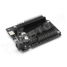 ESP32-TA-30PIN-DUALIF / ESP32 bővítő és kifejtő alappanel, 30 tűs, USB-C, Micro USB, 3P RC szervó stílusú csatlakozásokkal