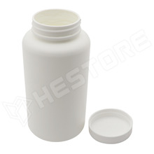 FLK-250 / Plastic bottle with screw cap, 250ml, white
