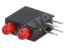 L-934EB/2ID / LED jelző, piros (L-934EB/2ID / KINGBRIGHT ELECTRONIC)