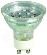LLGU10-3WW / LED spot égő, 21LED, meleg fehér (LLGU103WWW / LIFE LIGHT LED)