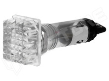 NSL-W / Ellenőrző lámpa, neonnal, domború, 230V AC, Ø10mm, IP20, műanyag, fehér (NINIGI)
