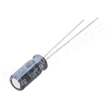 EEUFR1H100 / Kondenzátor, elektrolit, 10µF, 50V DC, 2mm, alacsony impendancia, Ø5x11mm, -40...105°C (EEUFR1H100 / PANASONIC)