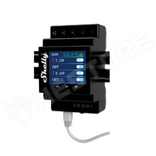 SHELLY-PRO4PM / Shelly Pro 4PM négy áramkörös WiFi + Ethernet + Bluetooth okosrelé, kapcsolóbemenettel, DIN-sínre szerelhető (FG3800235268049 / SHELLY)