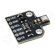BME688-MOD / Digitális, alacsony fogyasztású gáz-, nyomás-, hőmérséklet- és páratartalom-érzékelő modul mesterséges intelligenciával (AI), I2C, SPI