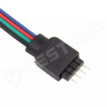 LSCC-4P/M / Kábel, LED szalag vezérlőhöz, apa, 4pin