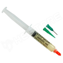 SMD291-5M / Folyasztószer, REL0, flux, no clean, Luer Lock fecskendő, adagoló tűvel, 5g/5cc (Chip Quik)