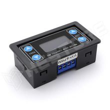 XY-PWM / PWM impulzus és frekvencia generátor modul LCD kijelzővel, 1Hz-150KHz, 3.3V-30V