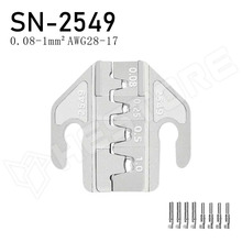 JAW-SN-2549 / Krimpelő pofa, 4mm nútba, SN-széria