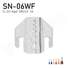 JAW-SN-06WF / Krimpelő pofa, 4mm nútba, SN-széria