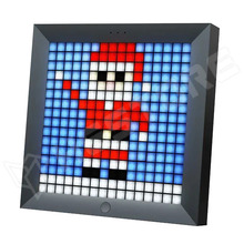 PIXOO-16X16 / Digitális pixel panel, 16x16 pixel, 200x200x30mm, Bluetooth app, óra, időzítő, képek, mozgóképek