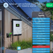 NOUS-A6T-OD / Nous A6T kültéri okoskonnektor, Tasmota firmware-el (NOUS A6T / NOUS)