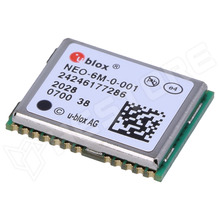 NEO-6M-0-001 / GPS modul, NMEA, RTCM, UBX, -161dBm, 2.7...3.6V DC, SMD (NEO-6M-0-001 / u-blox)