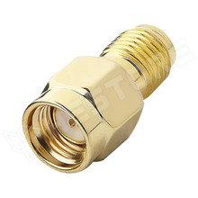 RPSMAM-SMAF / Adapter, RP-SMA apa - SMA anya, egyenes