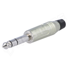 ACPS-GN / 6.3mm Jack dugó, apa, stereo, 3P, nikkelezett (ACPS-GN / AMPHENOL)