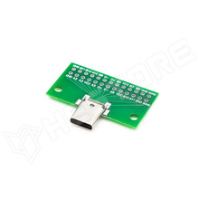 USB-C-EXP-13P-F / USB3.1 Type-C kifejtő, adapter, USB-C anya, 2x13pin, 2.54mm