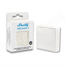 SHELLY-BLUWS4-STAND / Shelly BLU Wall Switch 4 - fali nyomógomb, keret nélküli verzió (FG3800235269626 / SHELLY)
