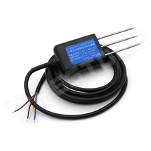 SOIL-H-T-EC-RS485 / Talajnedvesség, hőmérséklet és elektromos vezetőképesség érzékelő, rozsdamentes acél szonda, IP68, RS485