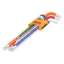 BE96BP-CL/SC9 / Imbuszkulcs készlet, 9db-os, színes, 1.5...10mm (000961619 / BETA)