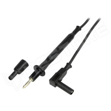 PJ4411F4-100-B, Mérőzsinór mérőcsúccsal, fekete (ELECTRO-PJP)