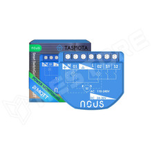NOUS-B3T-2PM / Nous B3T okos Wi-Fi-s 2 áramkörös, fogyasztásmérős, redőny / motoros függöny vezérlő modul (Tasmota firmware, Matter) (NOUS B3T / NOUS)