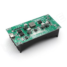 LX2-BUPS-5V / Feszültségnövelő (boost) töltő modul, UPS funkció, 2x18650, 15W, 5V, 3A, USB-C