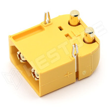 XT60PW-M-CF / DC tápcsatlakozó, XT60PW, apa, PCB-re, 30A
