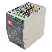 DDR-480B-24 / Tápegység, állandó feszültségű, buck-boost, 24V DC, 20A, 16,8...33,6V DC, 480W, DIN sínre (DDR-480B-24 / MEAN WELL)
