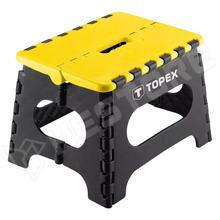 79R319 / Szék, összecsukható, műanyag, 320x250x220mm, max. 150kg (79R319 / TOPEX)