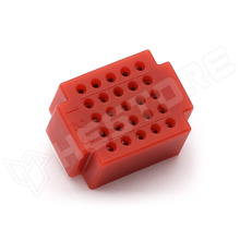 XF25-RD / Mini próbapanel, 5x5 pin, piros