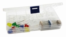 RL-SET-LEDKIT / LED kezdőkészlet, 65 darabos (standard, pink, UV, RGB), rekeszes dobozban