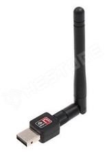 RT5370-W / 2.4GHz, 150MBit/s, WIFI b/g/n USB adapter antennával, Ralink