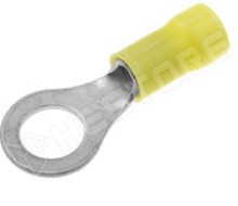 RT53YE / Szemes csatlakozóvég, szigetelt, 4...6mm2, szem belső átmérő: 5.3mm, sárga