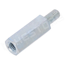 DR226X18 / Menetes távtartó hüvely, KB típus, hatszögletű, M4, cinkezett acél, 18mm (226X18 / DREMEC)