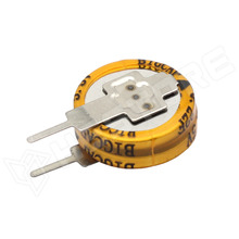BCE005R5V224FS, Kondenzátor, szuperkondenzátor, 0.22F, 5.5V DC, 5mm, Ø11.5 x 12.5mm, -25...70°C (BCE005R5V224FS / BIGCAP)