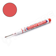 MARKER-20-RD / Általános célú jelölőtoll, 20mm-es hosszú hegyű, furatjelölő,  piros
