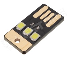 USBLED-3 / USB-s fehér LED modul, USB-A nyákcsatlakozóval