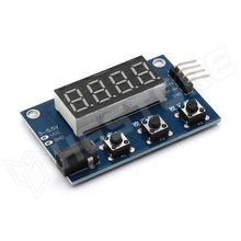 HX711-TESTER / Mérlegcella tesztelő modul, HX711 mérőátalakítón keresztül 5KG/10KG-os mérlegcellákhoz, 4 számjegyű kijelző