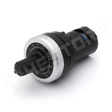 LA42DWQ-22-10K / Potenciométer, 10kΩ, skálázott, lineáris, sorkapocs kivezetés