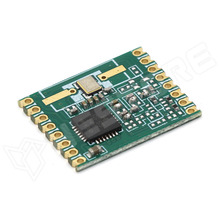 RFM69W-868S2 / RF FM transceiver modul, FSK, 868MHz, SPI, 1.8-3.6V, 120dBm (RFM69W-868S2 / HOPE MICROELECTRONICS)